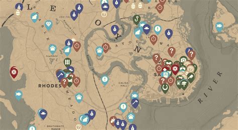 Red Dead Redemption 2 Interactive Maps and .